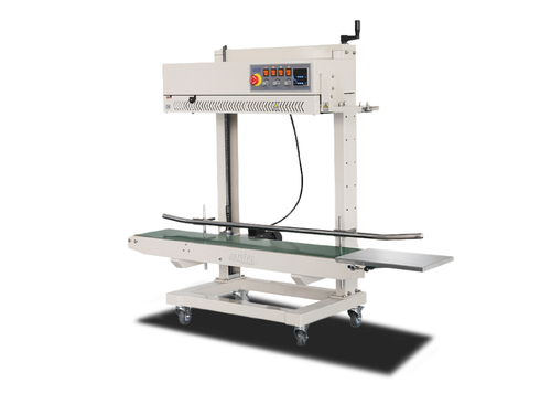 Роликовый конвейерный запайщик FRCM-1120L (крашеный корпус, с датером)