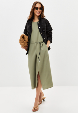 Trends Brands Base Платье Жен 09_03_dr823_olive Оливковый