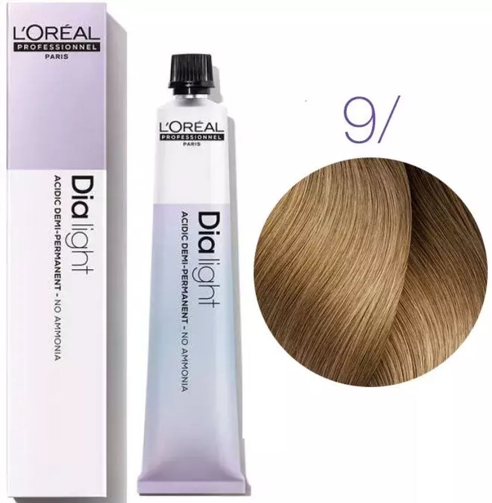 L&#39;Oreal Professionnel Dia Light 9 Очень светлый блондин без аммиака 50мл