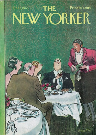 Журнал The New Yorker 03-10-1970, обложка