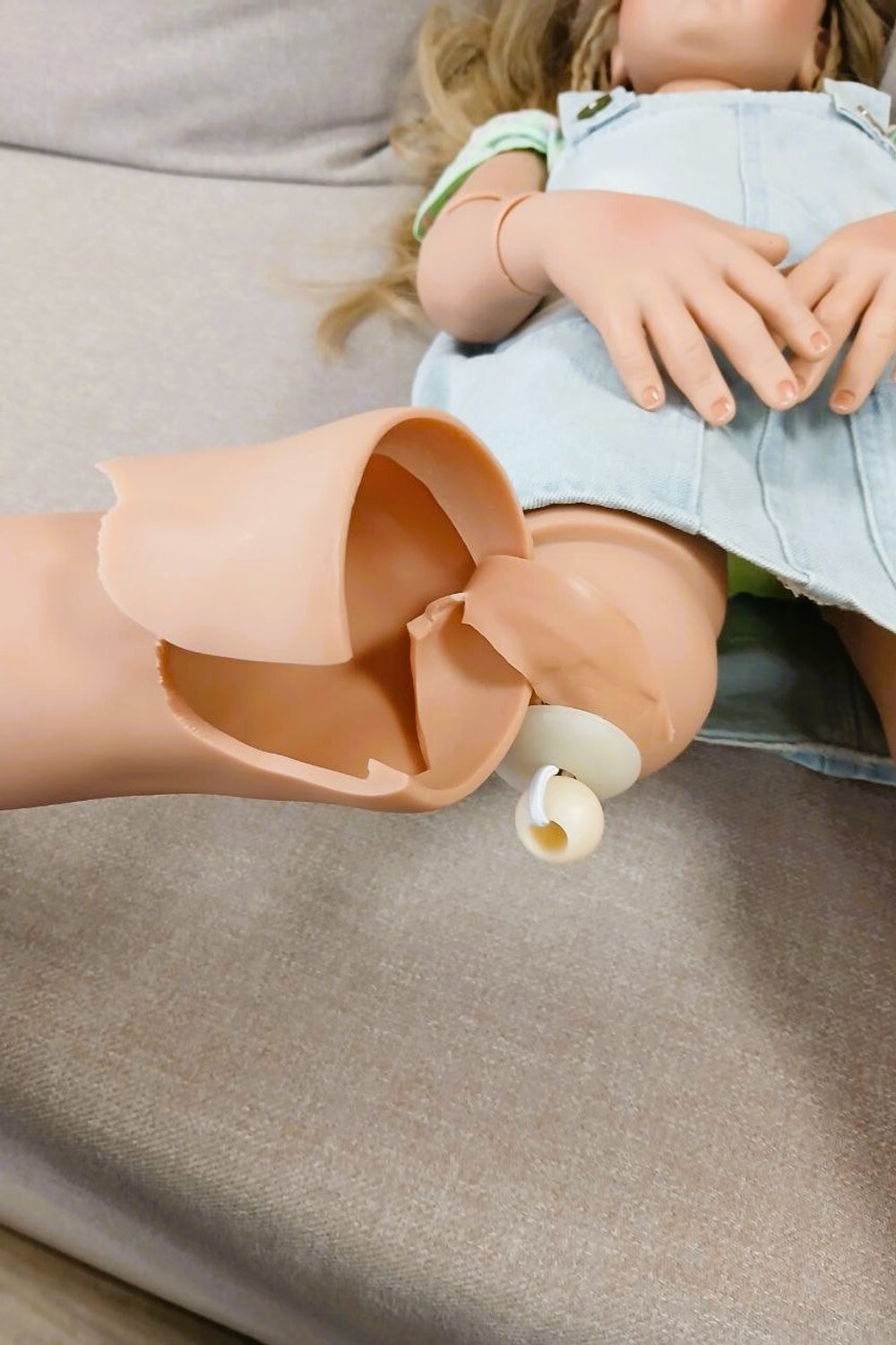 УЦЕНКА2 Кукла Реборн ростовая 98см в пакете (FA-231)