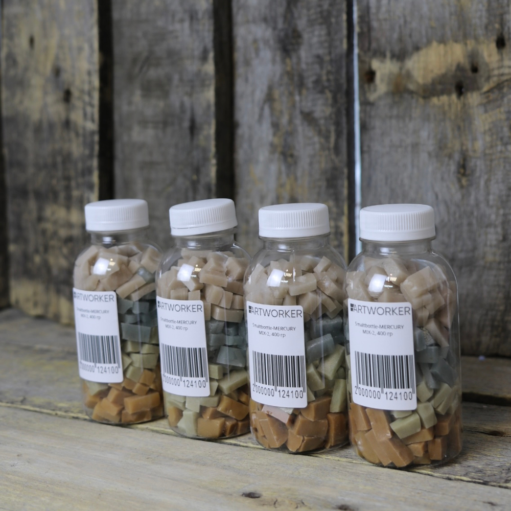 Смальта для мозаики колотая на модуль купить. Большой выбор цветов и оттенков.