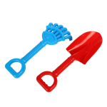 Песочный набор №40 ведро-крепость, совок, грабли, лейка (АлексТойз)