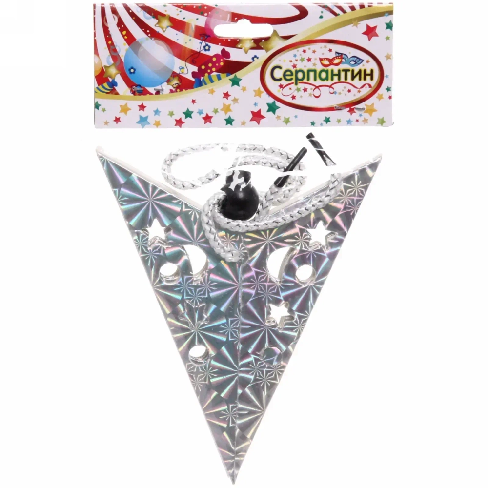 Украшение подвесное «Сияние звезды» 30 см, Серебро