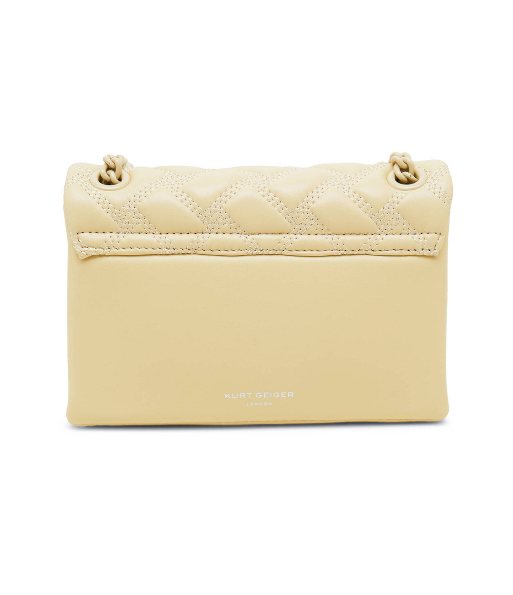 Кожаная сумка-мессенджер MINI KENSINGTON Kurt Geiger - кремовый(9798742109)