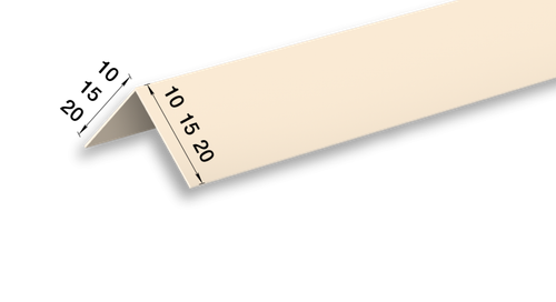 Угол ПВХ 012 Бежевый 10х10х2700 мм