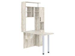 Стол компьютерный 14 крафт серый