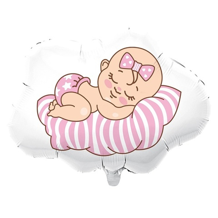 Шар Фигура "Малышка на облаке"