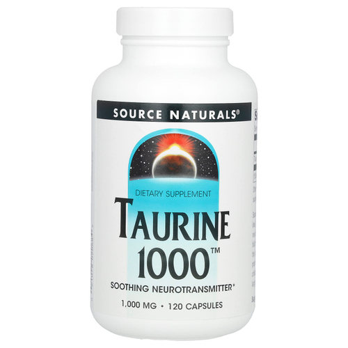 Source Naturals, таурин, 1000 мг, 120 капсул