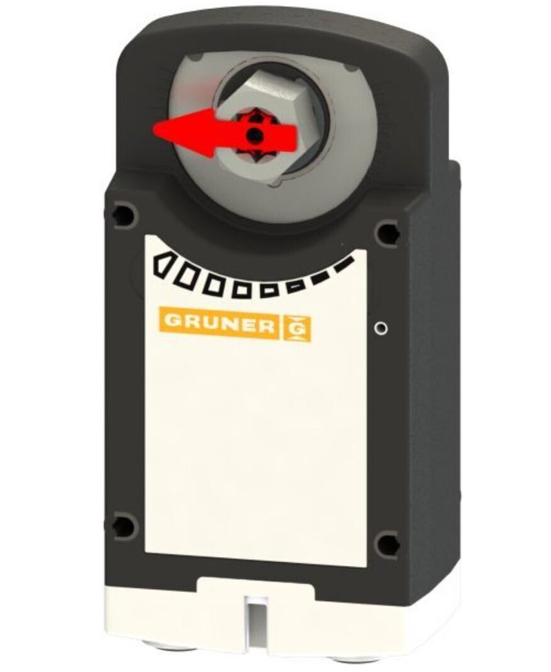 Электропривод Gruner 360-230-20-S2-8F12 с возвратной пружиной