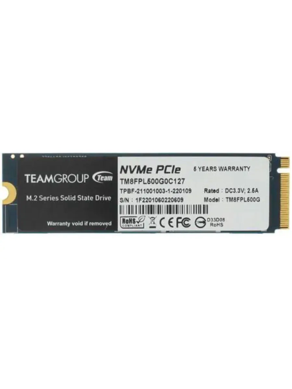 500 ГБ M.2 SSD накопитель T-FORCE CARDEA Z44L