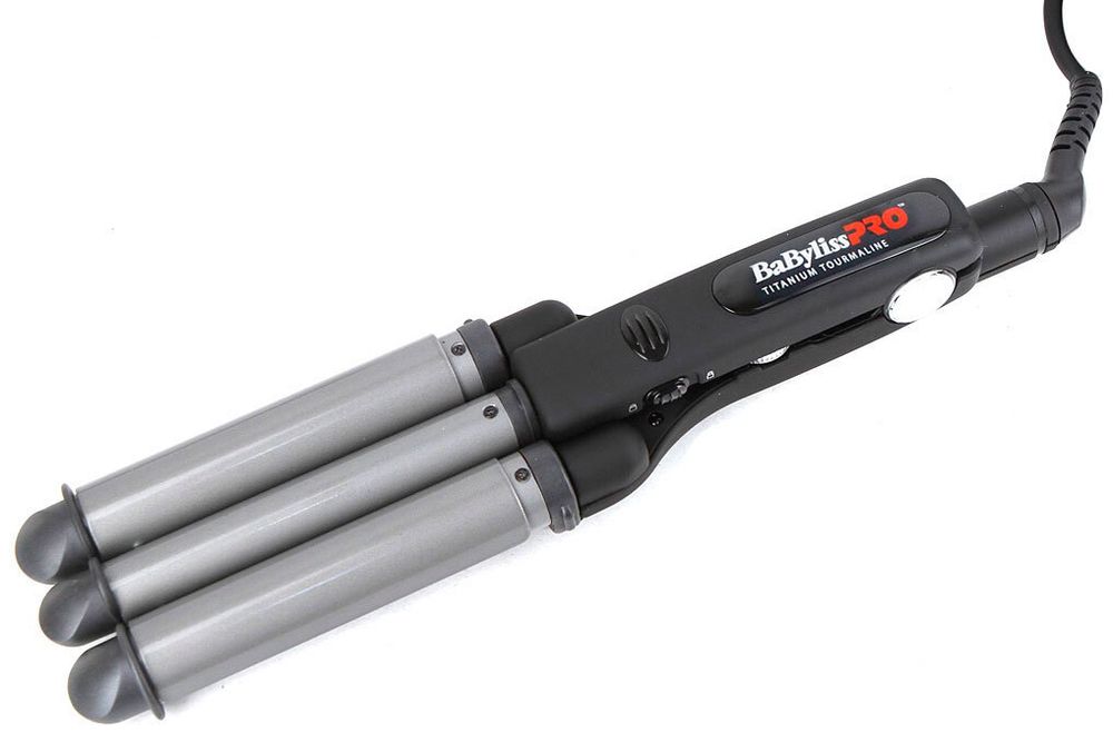 Тройная плойка-волна BaByliss PRO Tourmaline Triple Barrel Waver BAB2269TTE 22-19-22 мм - 4