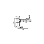 Сифон для раковины FRAP 1 1/4" хром F80