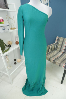 Платье на одно плечо макси 40-42 размер