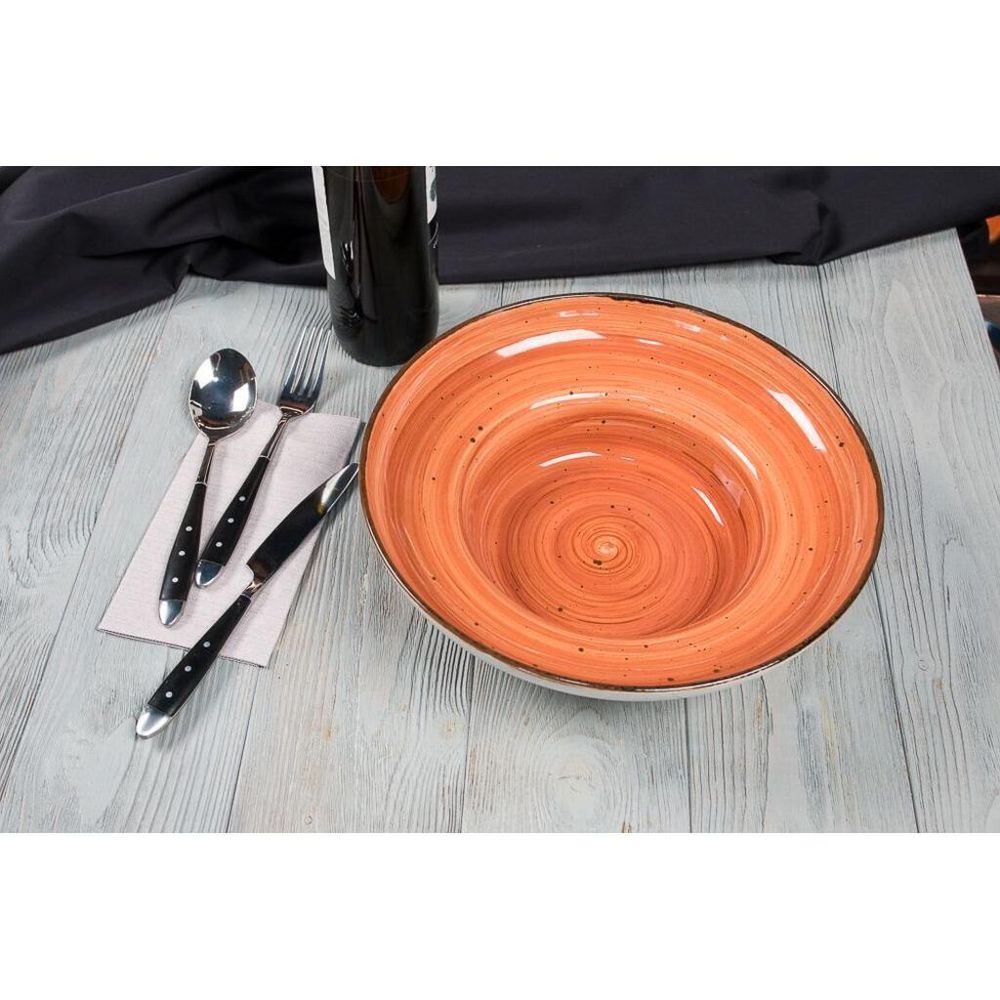 Тарелка глубокая 700 мл d 28 см h8,5см для пасты/супа/салата   Fusion P.L. [2]