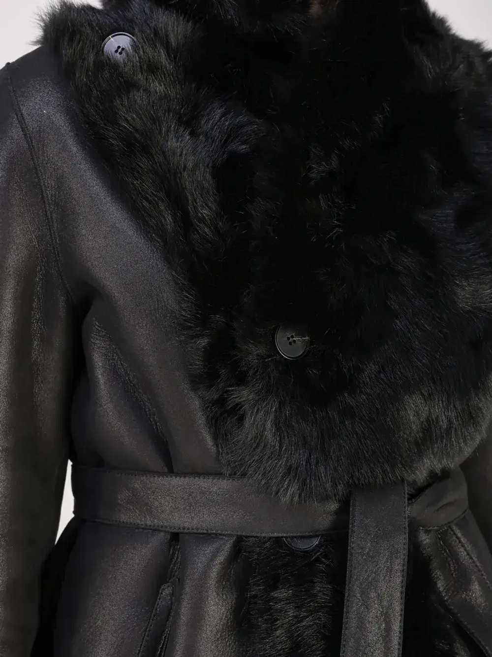 Дубленка зимняя шуба натуральная двусторонняя