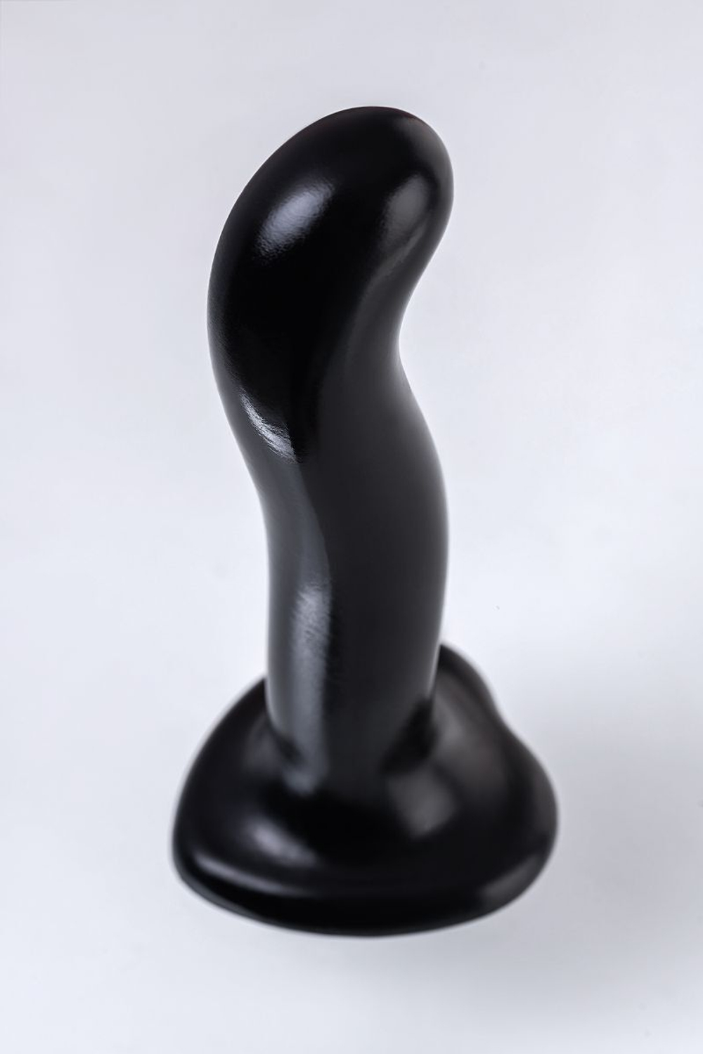 Черный стимулятор для пар P&G-Spot Dildo Size L - 19 см.