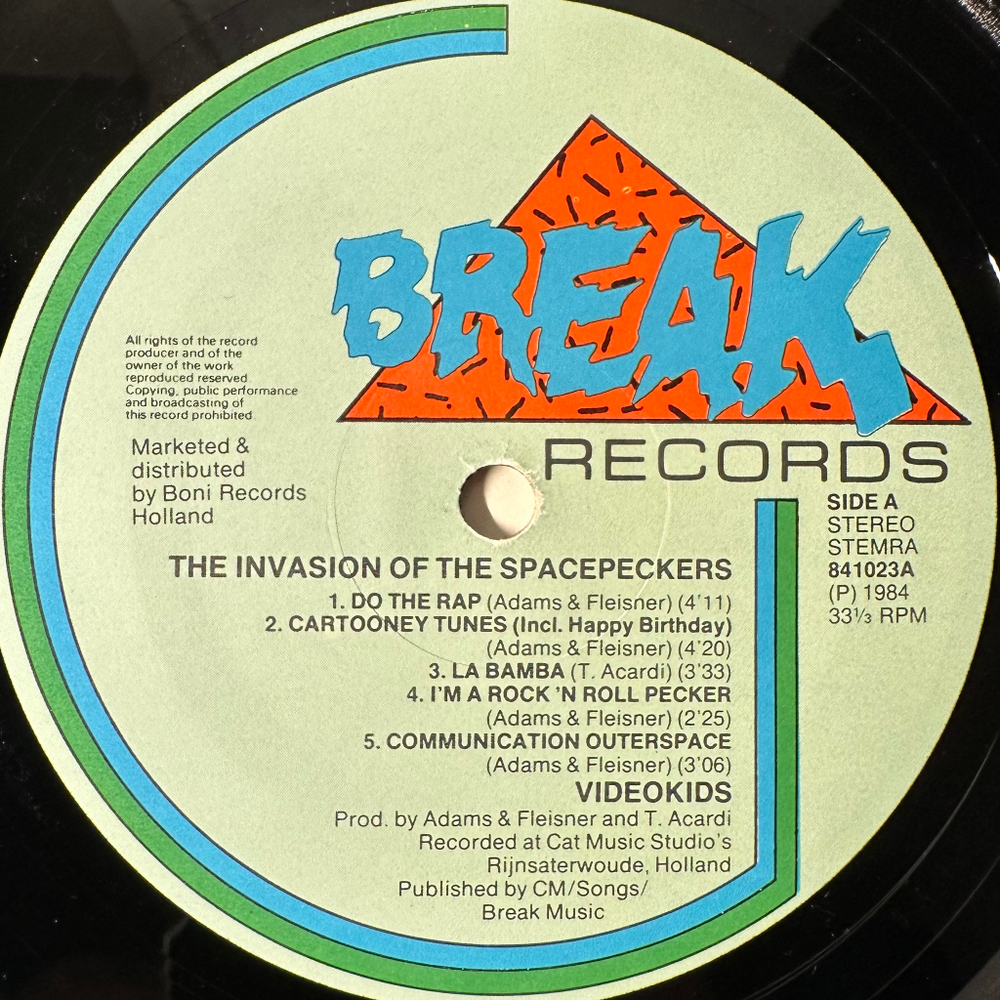 Video Kids ‎– The Invasion Of The Spacepeckers (Голландия 1984г.)