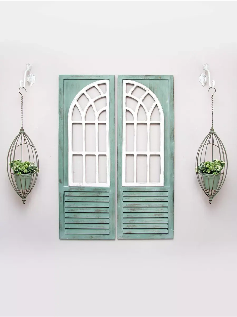 Панно деревянное "Фальш-окно" 123*80 см