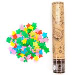 Пневмохлопушка (12/30 см), Комикс, Праздничный взрыв, Звезды тишью, Ассорти, 1 шт.