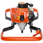 BURAN DT-1000 профессиональный мотобур со шнеком Harddrill 250x800, удлинителем Extension Plus-500 и адаптером ANTISTOP ADAPTER 20/20 в комплекте S00157