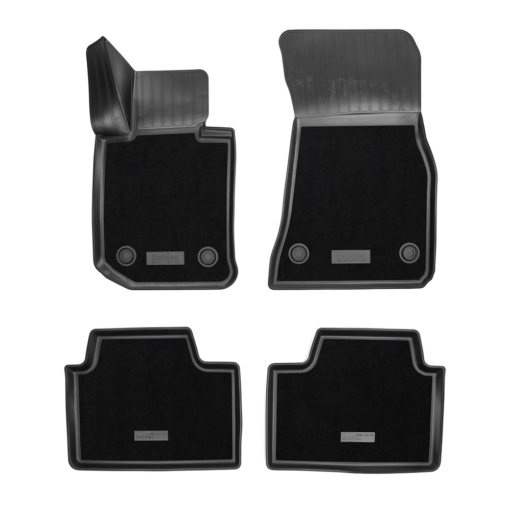 Ковры в салон Norplast для BMW 4 в кузове G26 2020-, Черный, Grand Coupe, G26, арт.NPA10-C07-110-2-CM