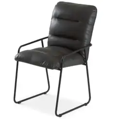 Cтул Brera, темно-серая экокожа