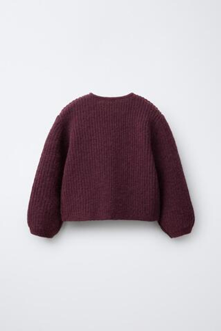 ZARA КАРДИГАН, БУРГУНДИ