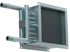 Водяной нагреватель для круглых и квадратных каналов ZWA 400x400-2