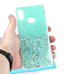 Чехол ТПУ с блестками для Samsung Galaxy A10s, 011057 Красный