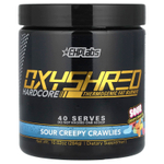 EHPlabs, OxyShred Hardcore, термогенное средство для сжигания жира, кислые жуткие насекомые, 284 г (10,02 унции)