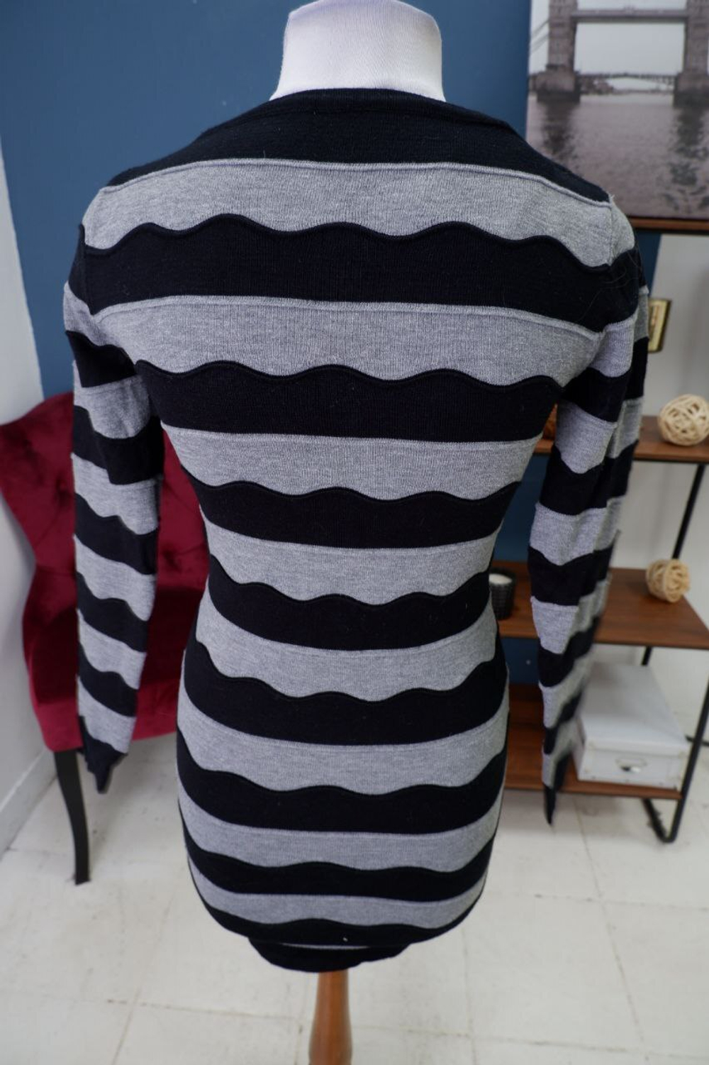 Платье в полоску 42/44 размер