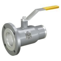 Кран шаровой стальной комбинированный LD Ду65 Ру25 фланец/приварка, неполнопроходной