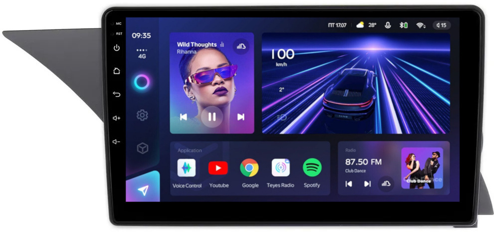 Магнитола Mercedes-Benz GLK X204 2012-2015 NTG 4.5 - Teyes CC3L монитор 9" IPS на Android 10, 8-ядер, CarPlay, 4G SIM-слот