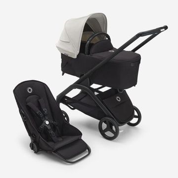 Коляска 2 в 1 Bugaboo Dragonfly (Misty white/Midnight black/Black)
