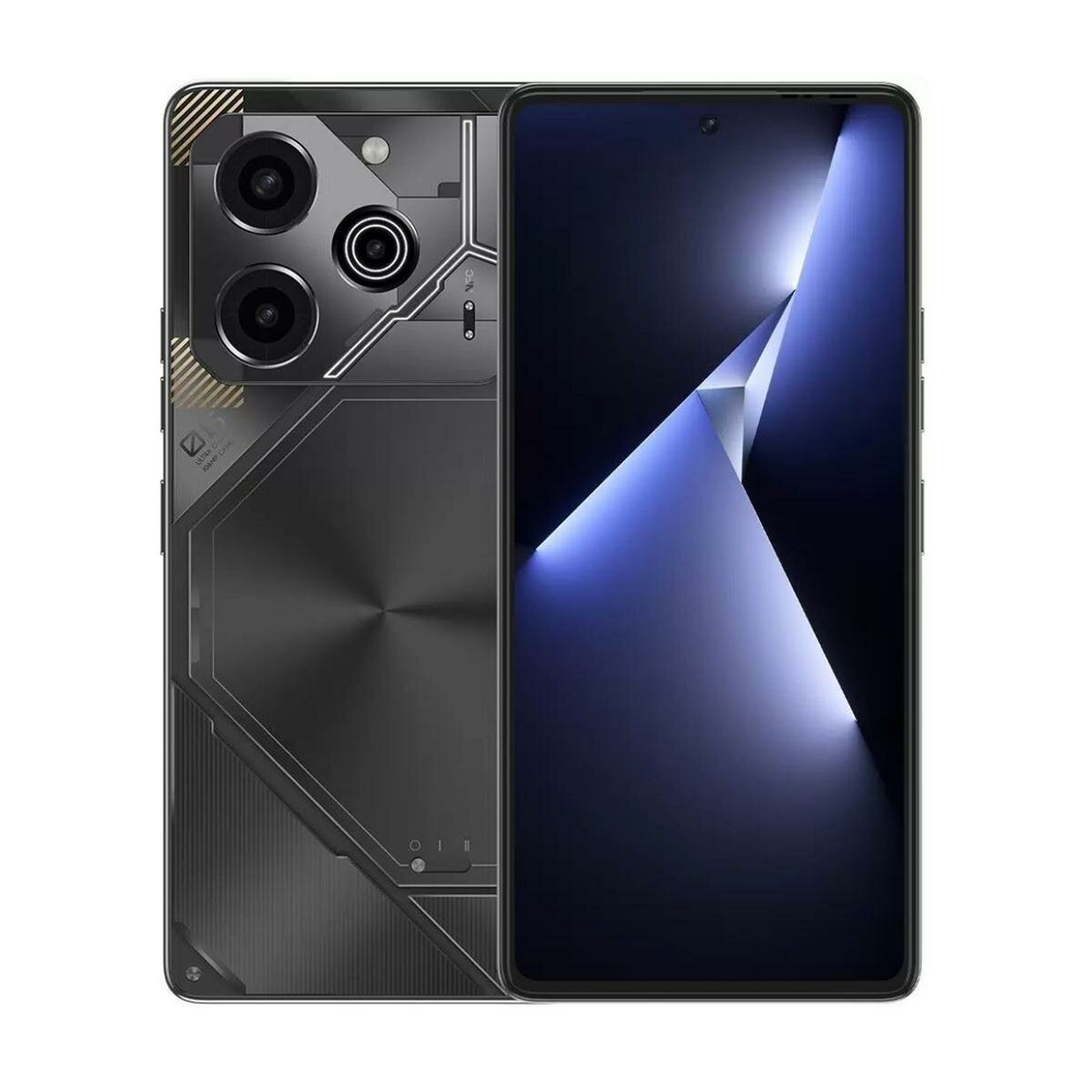Смартфон TECNO POVA 6 Pro, 5G, 12GB RAM, 256GB ROM, AMOLED, камера 108MP, NFC, Серый