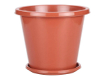 Горшок цветочный Эконом 3л (коричневый)