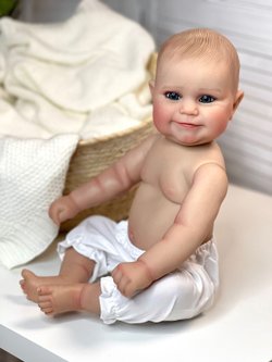 Кукла Реборн виниловая 50см без одежды (FA-100W)