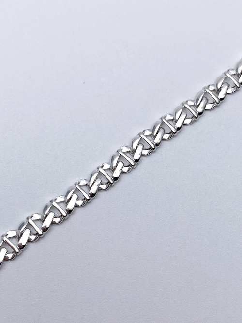 Браслет из серебра/Белый