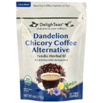 DelighTeas, аюрведическая травяная смесь, одуванчик и цикорий, альтернатива кофе, без кофеина, 170 г (6 унций)