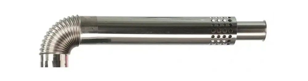 Комплект коаксиального дымоудаления 50/90 Нева-Транзит 18кВт нерж