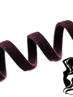 076 Ворсовая тесьма для каркасов 10 мм, слива 076