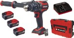 Дрель-шуруповерт аккумуляторная EINHELL TP-CD 18/120 Li-i BL ударная (3 АКБ 5.2 Ач, ЗУ, кейс) 4514310SET3