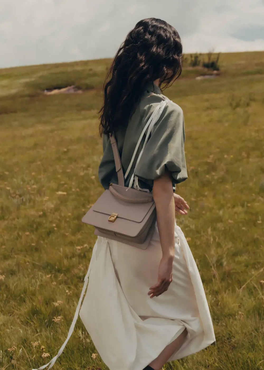 POLENE СУМКА NUMERO SEPT, ТЕМНО-СЕРЫЙ