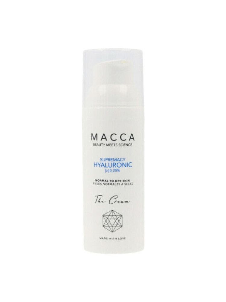 Интенсивный увлажняющий крем Supremacy Hyaluronic Macca 0,25% Гиалуроновая кисла Сухая кожа (50 ml)