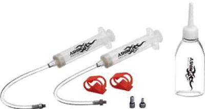 Набор для прокачки ASHIMA. (Бут 100мл, шприц с трубочкой х2шт ,  коннектор х2шт)
