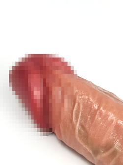 Насадка для увеличения члена в форме фаллоимитатора Sleeve №2 SGAN 3.8X14.7, телесный (2.9 внутренний диаметр)