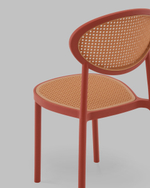 Стул Junie пластиковый красный