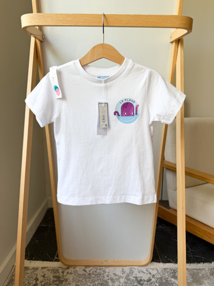 Новая хлопковая футболка Jacadi, 98