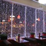 Уличная Гирлянда-штора «Занавес» Теплый белый